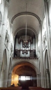front of the Cavaille-Coll organ of Saint-Sever