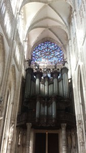 fachada del órgano Cavaillé-Coll de Saint Ouen de Rouen