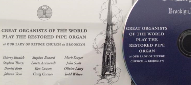 CD for benefactors – Our Lady of Refuge – Brooklyn – NYC