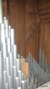 Iglesia Saint Bonaventure - tubos del órgano - Lyon