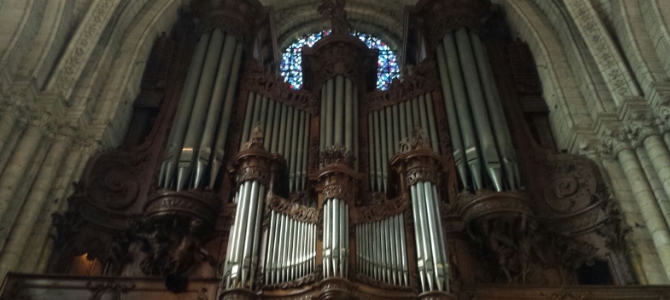 Organ Concert – Cathedral of  Angers – France – March 2016