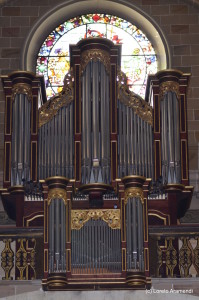 Fachada del órgano de El Vendrell