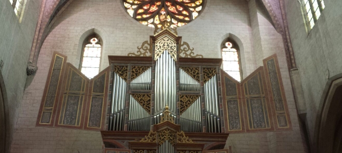 Concert à l’orgue Ahrend – Musée des Augustins – Toulouse – Juin 2016