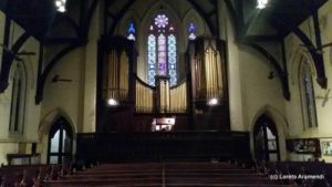 Fachada órgano Forster & Andrews (1882) - Iglesia Metodista - Buenos Aires