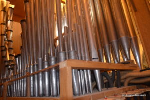 Interior del órgano - San Vicente de la Barquera