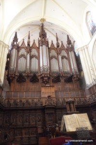 Fachada del órgano Merklin, Murcia