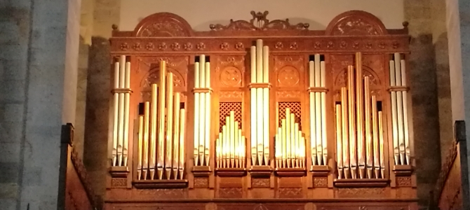 Concert – orgue et choeur choir Arv-Vocem – Bergara– Octobre 2018