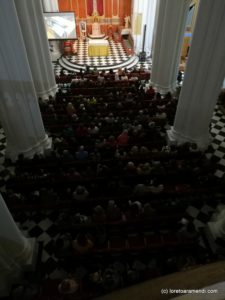 Le public de concert d'orgue - Sibérie