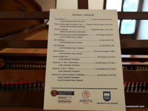 Concierto de Piano forte y clave - Palacio Insausti - Azkoitia