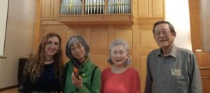 Loreto Aramendi al órgano Ahrend - Tsukuba - Japan