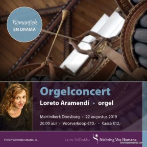 Loreto Aramendi - concierto de órgano de Doesburg