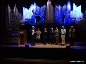 Jury at the Olivier Messiaen International Organ Competition at the National Auditorium of Lyon