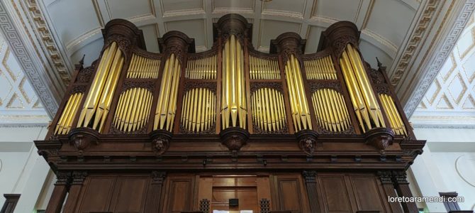 Concierto de órgano – St George’s Hanover Square – Londres – julio 2023