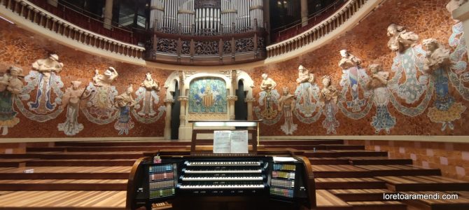 Concert d’orgue – Palau de la Música – Barcelone – février 2024