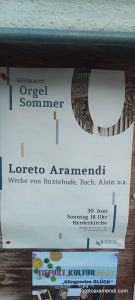 Concert d’orgue – Weimar – Allemagne –