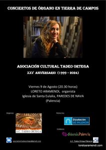 Concert d’orgue – Paredes de Nava – Palencia –