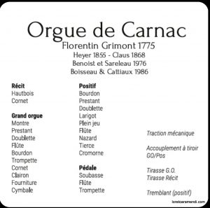 Concert d'orgue – Carnac – France –