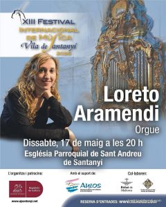 Concierto de órgano – Santanyí – Mallorca – Mayo 2025