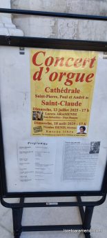 Concierto de órgano - Catedral Saint Claude Jura - Francia 025