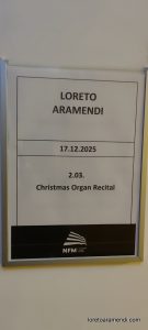 Concierto de órgano - Wroclaw - Polonia - Diciembre 2025
