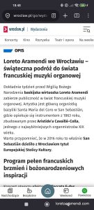 Concierto de órgano - Wroclaw - Polonia - Diciembre 2025